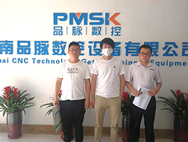 恭喜山東聊城劉總和河北張家口石總訂購品脈整體定制家具生產設備